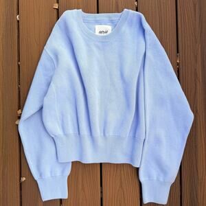 Aerie Crewneck Pullover | Light Blue | Size M